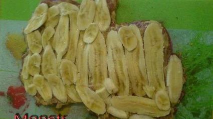 мясной рулет с дижонской горчицей и бананами