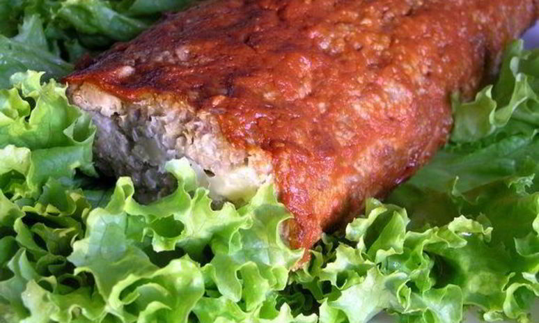 Рецепт мясного рулета с сыром и зеленью