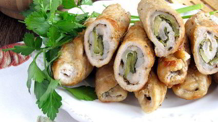 мясные рулетики по-деревенски