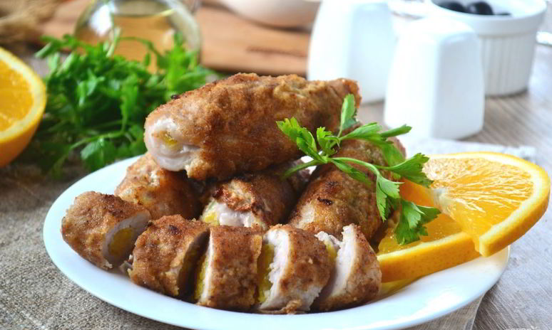 Рецепт мясных рулетиков с сюрпризом