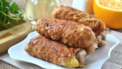 мясные рулетики с сюрпризом