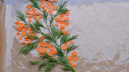 нежнейший закусочный рулет цветы весны