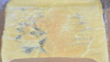 нежнейший закусочный рулет цветы весны