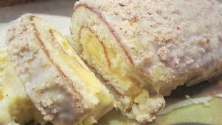 Рулет с лимонным курдом