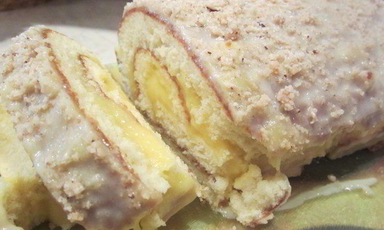 Рецепт рулета с лимонным курдом