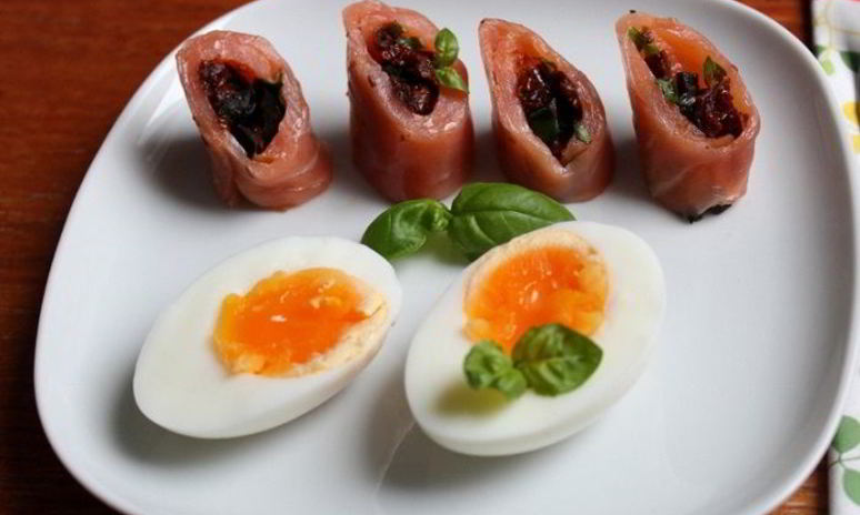 Рецепт рулетиков из семги