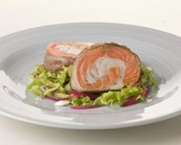 Рулетики из судака и форели