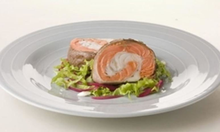 Рецепт рулетиков из судака и форели