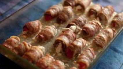 рулетики из свинины с сыром