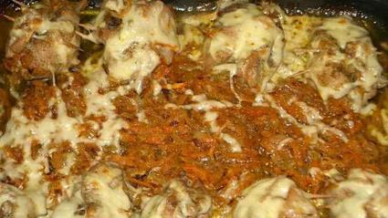 рулетики куриные с морковью