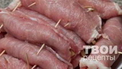 рулетики мясные