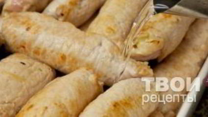 рулетики мясные