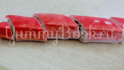 рулеты из крабовых палочек