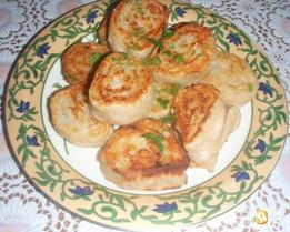 Рулеты с картофелем и грибами