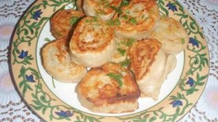 Рулеты с картофелем и грибами