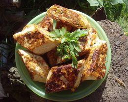 Турецкие рулеты с брынзой