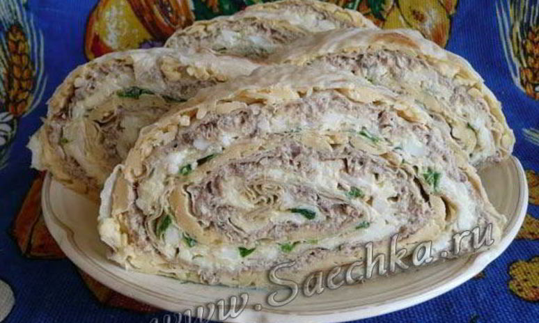 Рецепт закусочных рулетиков к праздничному столу