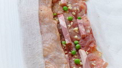 руляда из курицы с болгарским перцем