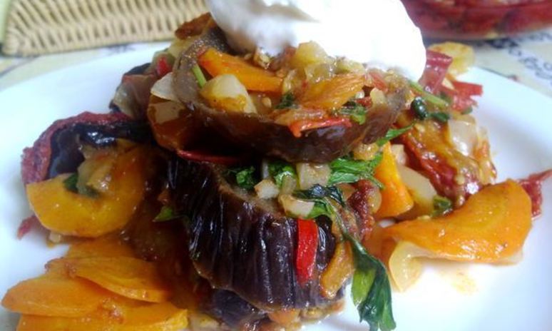 Рецепт соте из баклажан