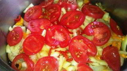 соте из баклажан