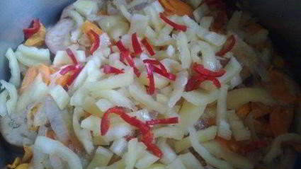 соте из баклажан