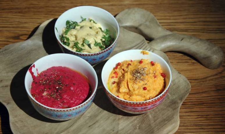 Рецепт свекольного и морковный хумус