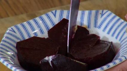 свекольный и морковный хумус