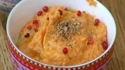 свекольный и морковный хумус