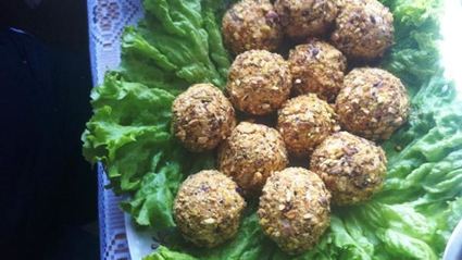 сырные шарики с фисташками