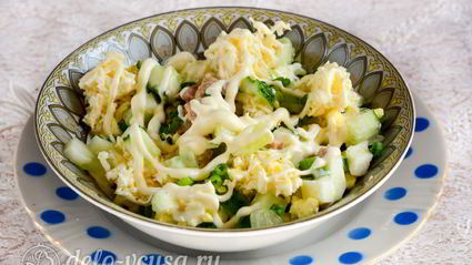 тарталетки с печенью трески