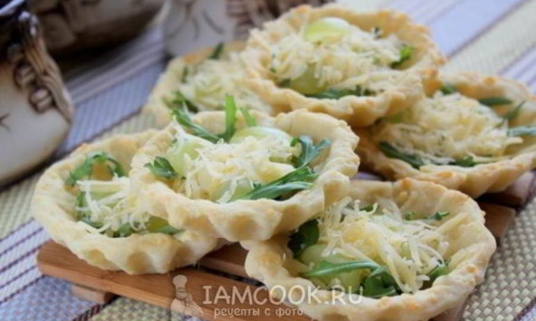 Рецепт тарталеток с сыром