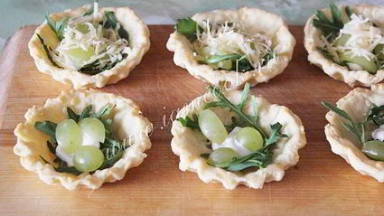 тарталетки с сыром