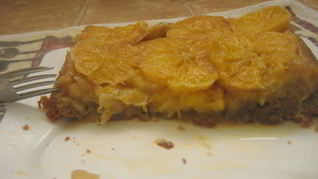 Апельсиново-банановый тарт татен