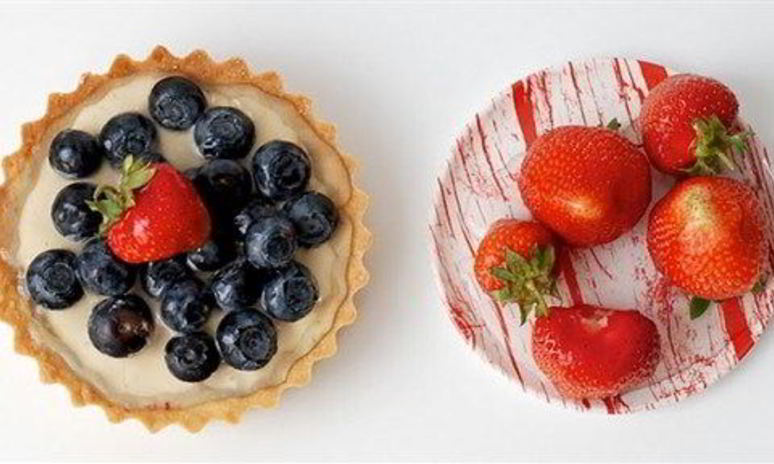 Рецепт маленьких тартов из песочного теста с творожным кремом и ягодами