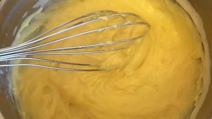 малиновый тарт с заварным кремом