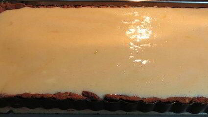 шоколадно-лимонный тарт