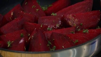 свекольный тарт татен