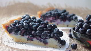 Тарт Черника-лаванда