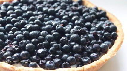 тарт черника-лаванда
