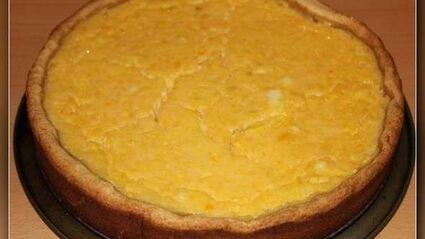 тарт лимонно-манговый