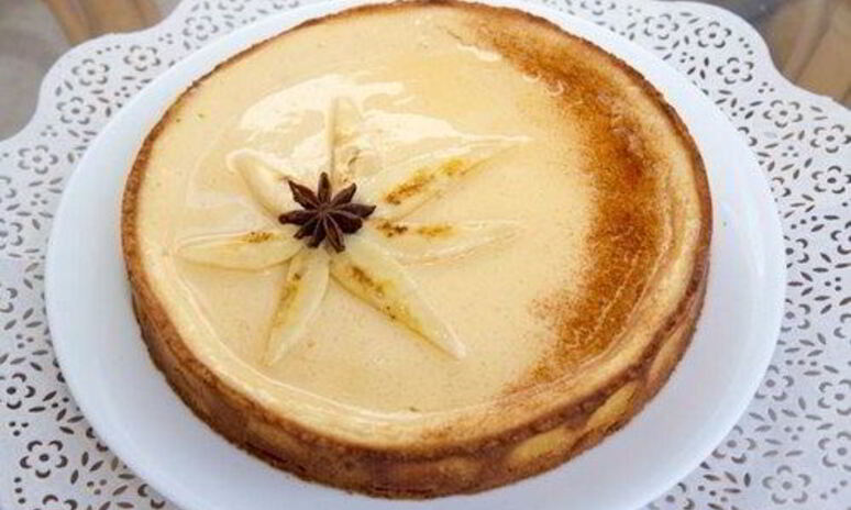 Рецепт тарта с бананами и йогуртовым кремом