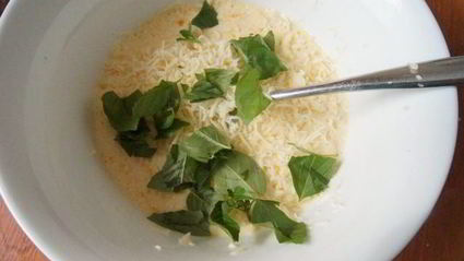 тарт с кабачком и базиликом на слоеном тесте