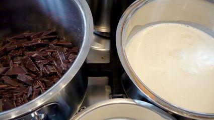 тарт с карамелью и чили шоколадное озеро