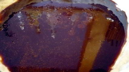 тарт с карамелью и чили шоколадное озеро