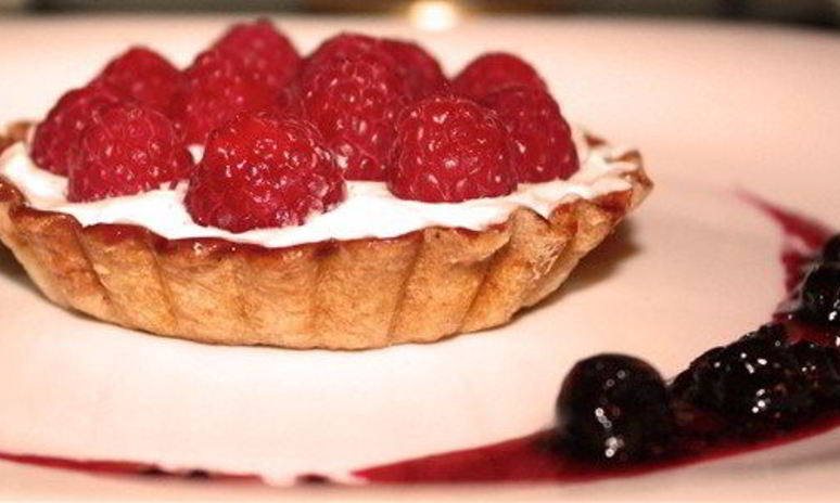 Рецепт тарта с малиной