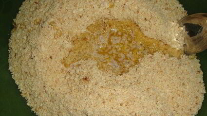 тарт с творогом, джемом и меренгой