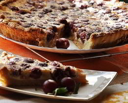 Тарт с вишней и белым шоколадом