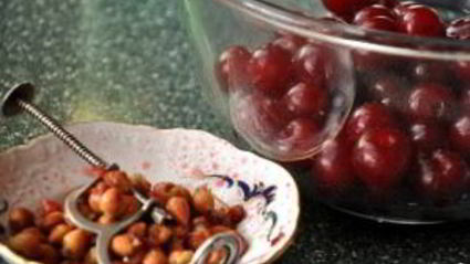 тарт с вишней и белым шоколадом