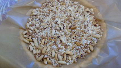 тарт с яблоками и boudin noir