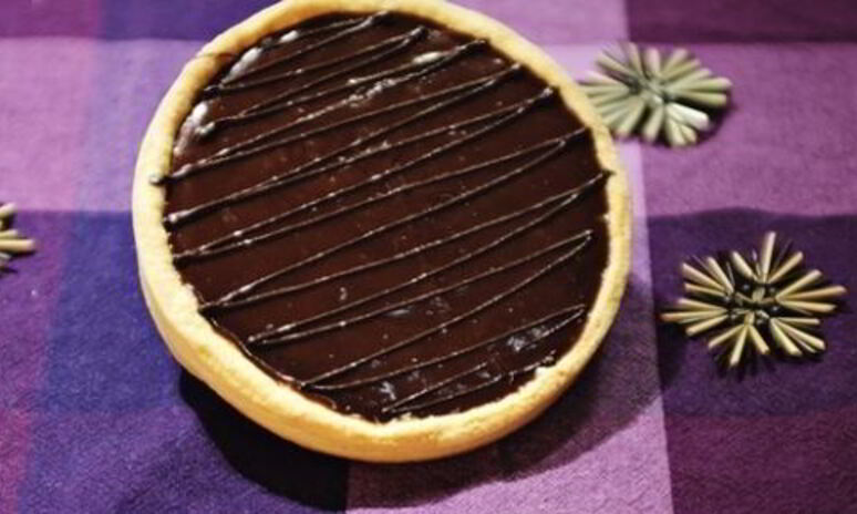 Рецепт тарта сникерс